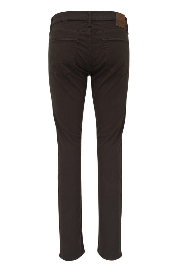 Tom Ford - Chocolate Moleskin Denim Five Pocket Pant