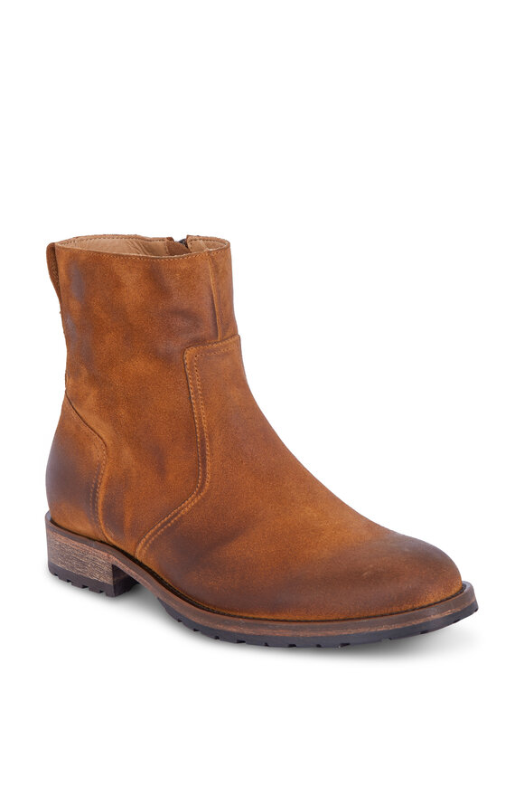 Belstaff - Attwell Whiskey Short Leather Boot
