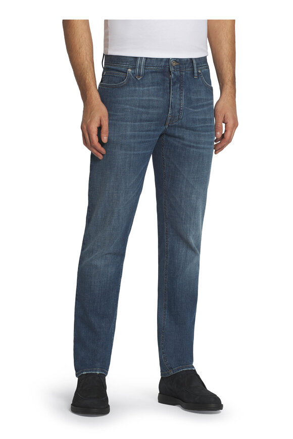 Brioni - Medium Blue Five Pocket Jean