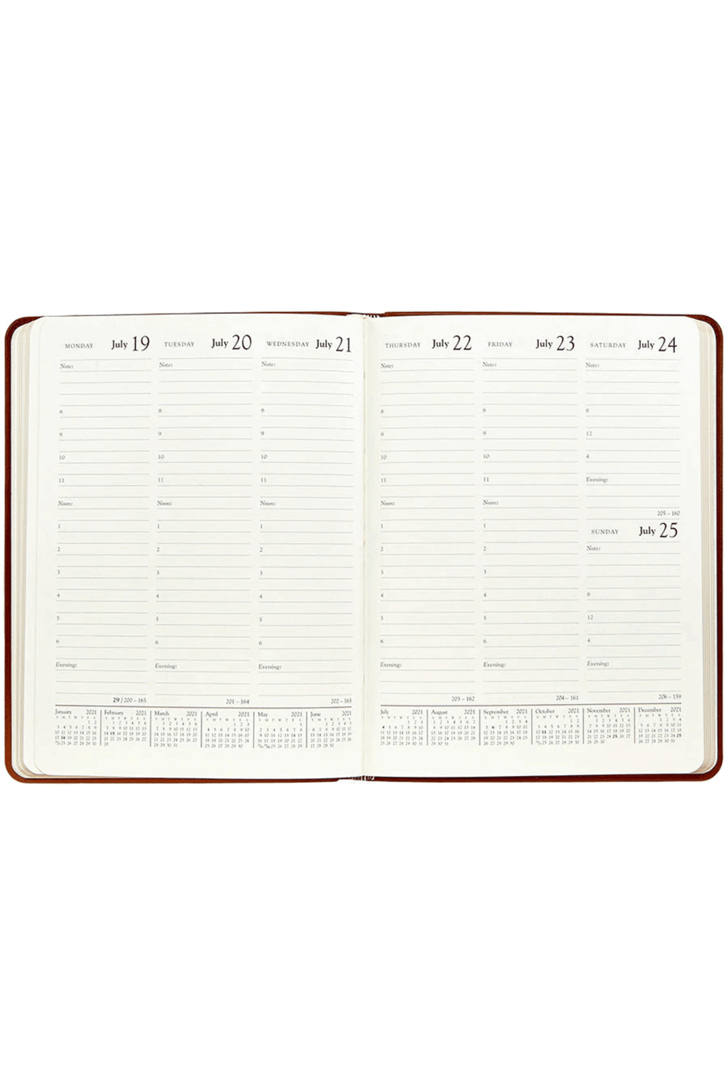 Graphic Image - 2023 Blue Leather Planner