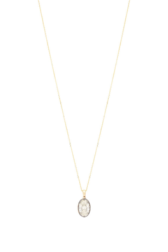 Lowy & Co 18k Yellow Gold Diamond Necklace