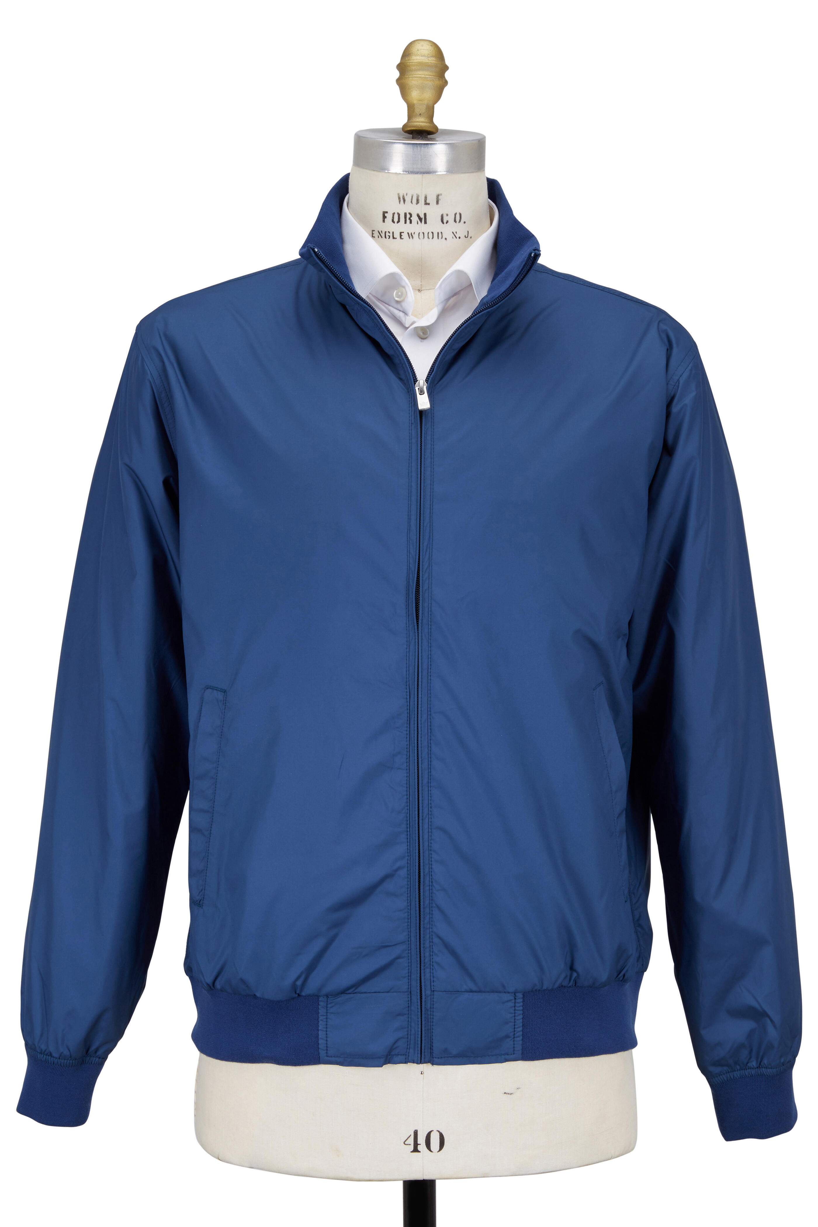 Peter Millar - Austin Navy Blue Water Resistant Bomber Jacket