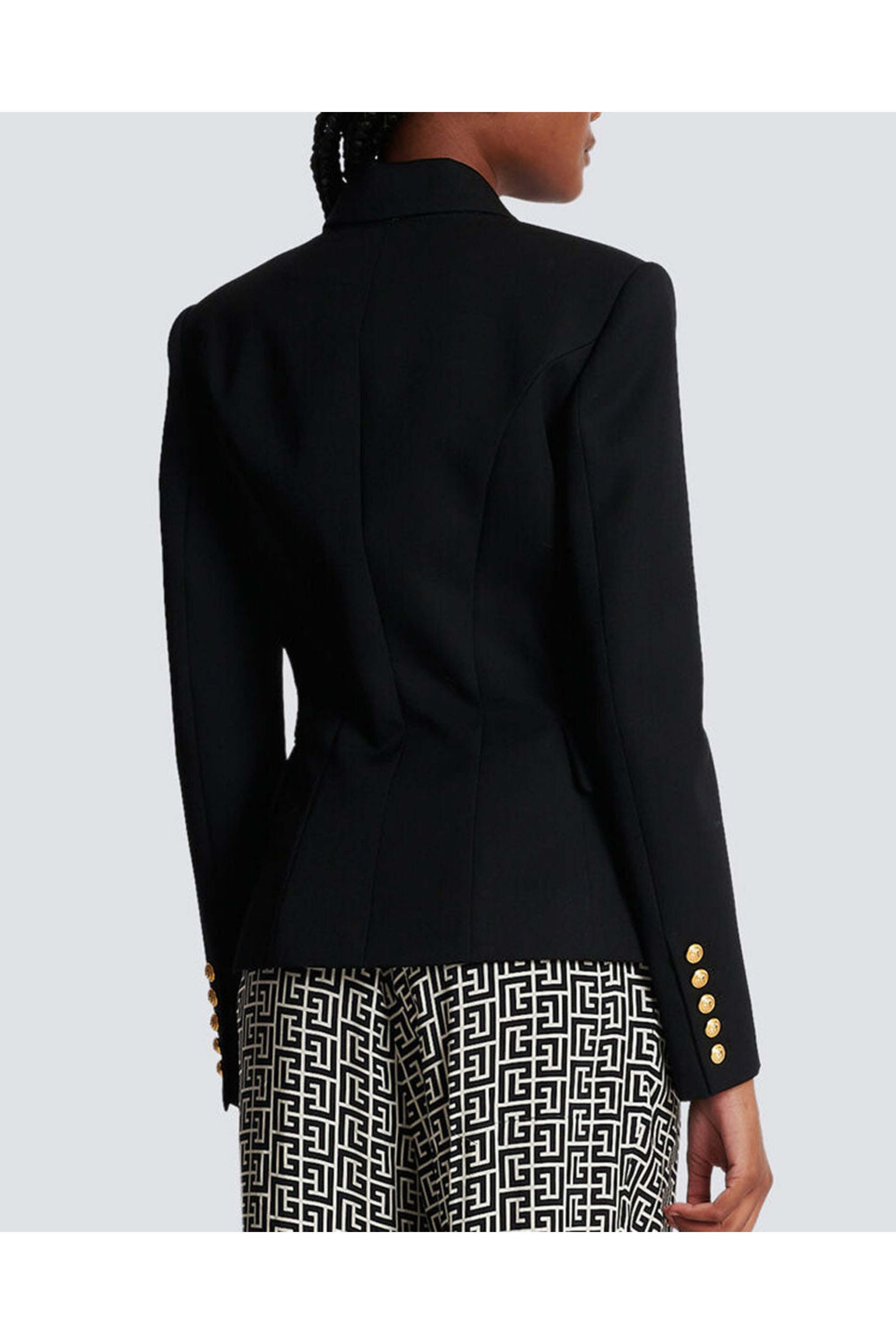 Balmain - Noir Double Breasted Blazer