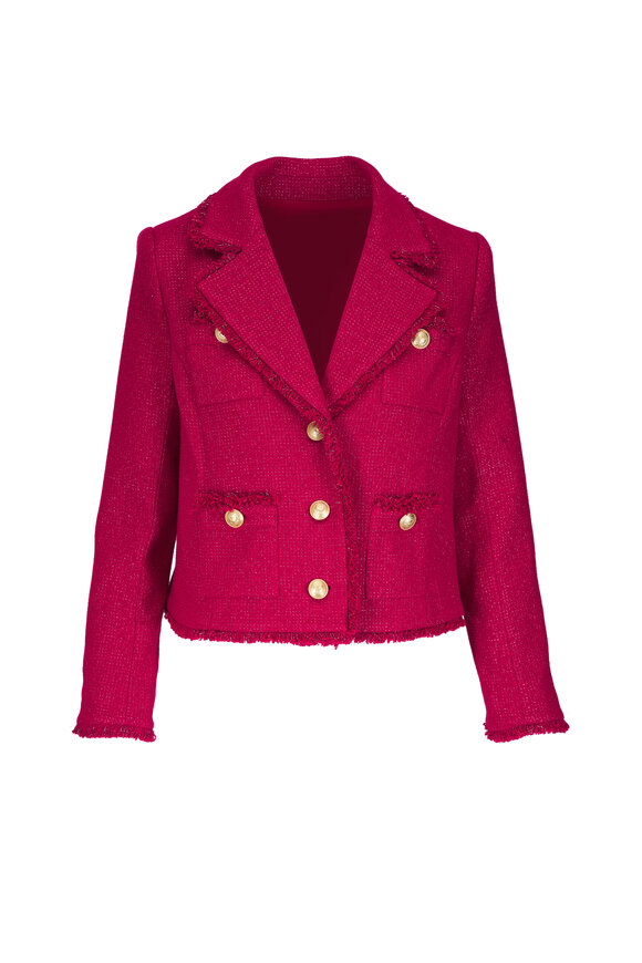 L'Agence Sylvia Garnet Collared Jacket