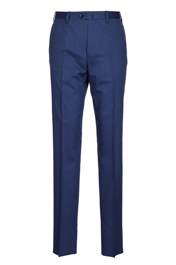 Cesare Attolini Blue Slim Fit Dress Pant - view 1
