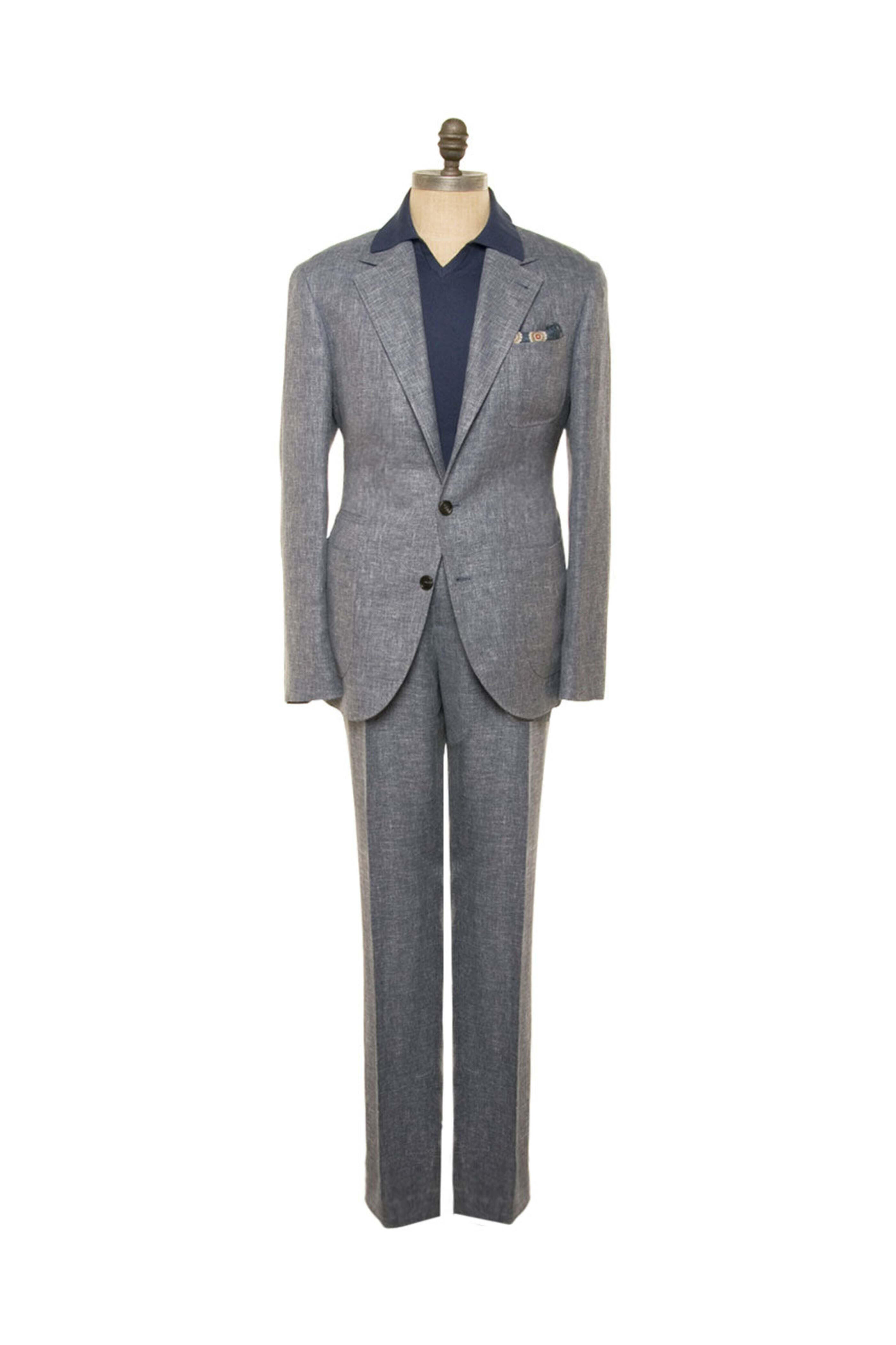 BRUNELLO CUCINELLI スーツ Brunello Cucinelli - Gray Wool Suit | Mitchell Stores
