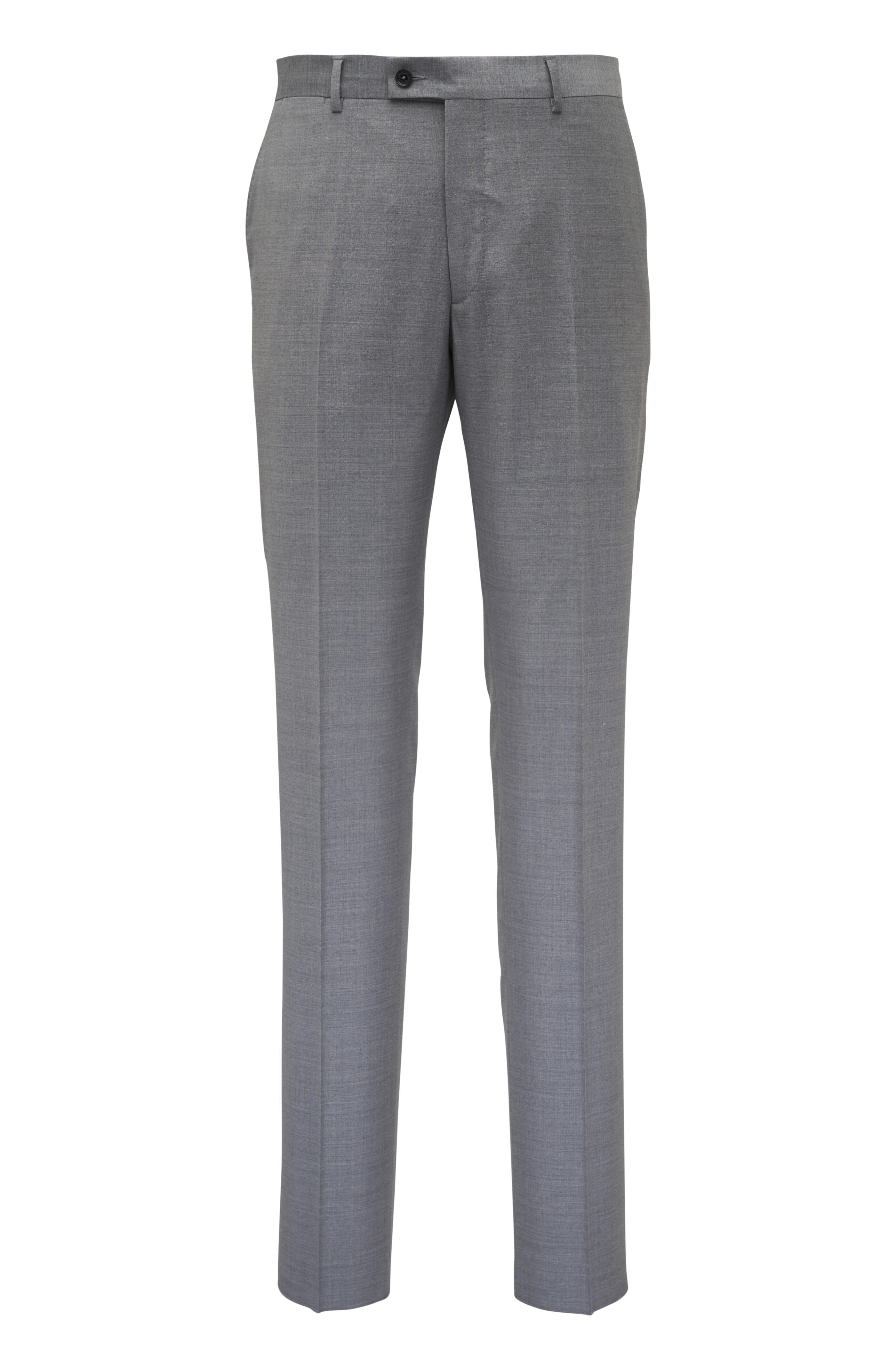 Maurizio Baldassari - Light Gray Wool Dress Pant