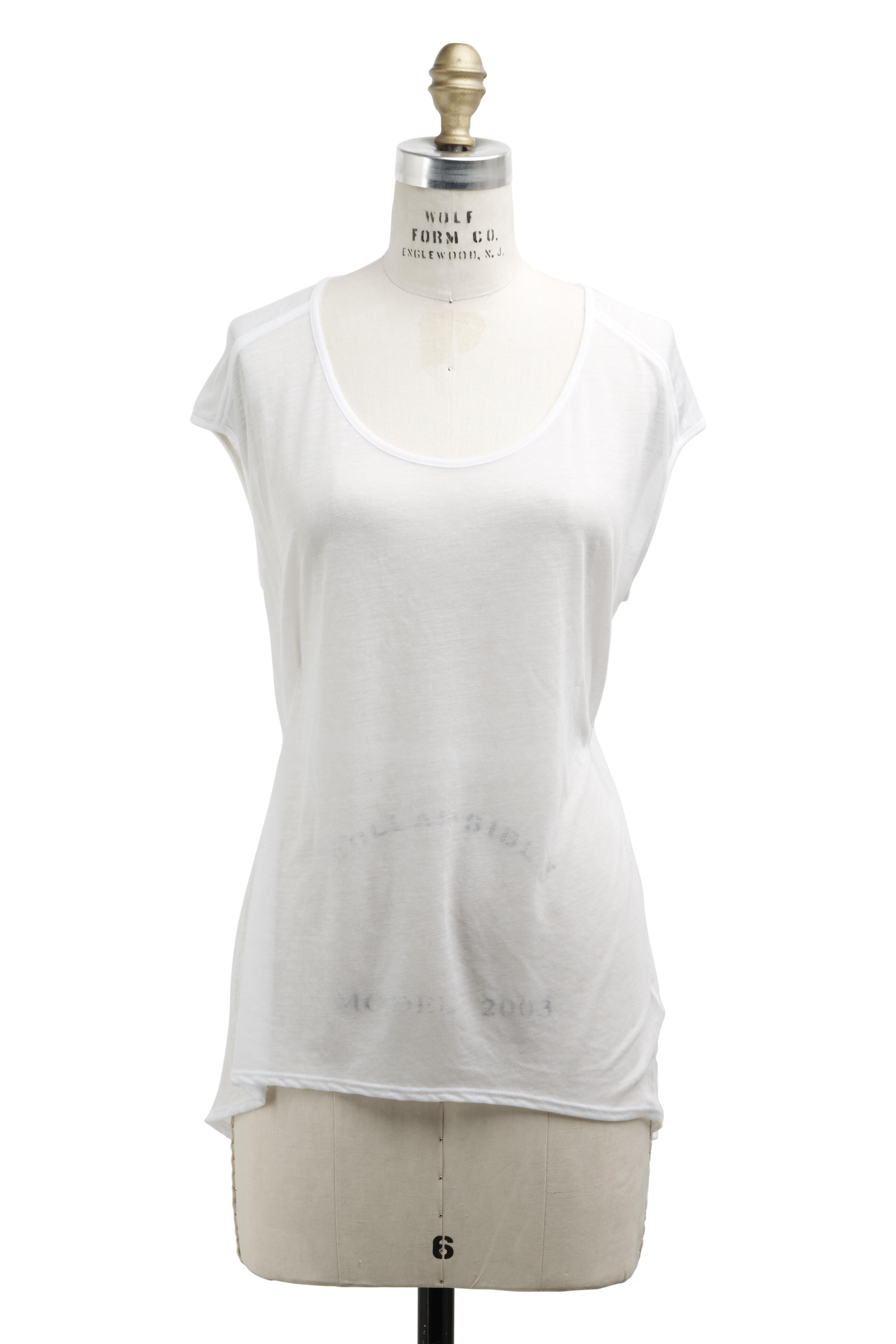 Helmut Lang - White Cotton T-Shirt