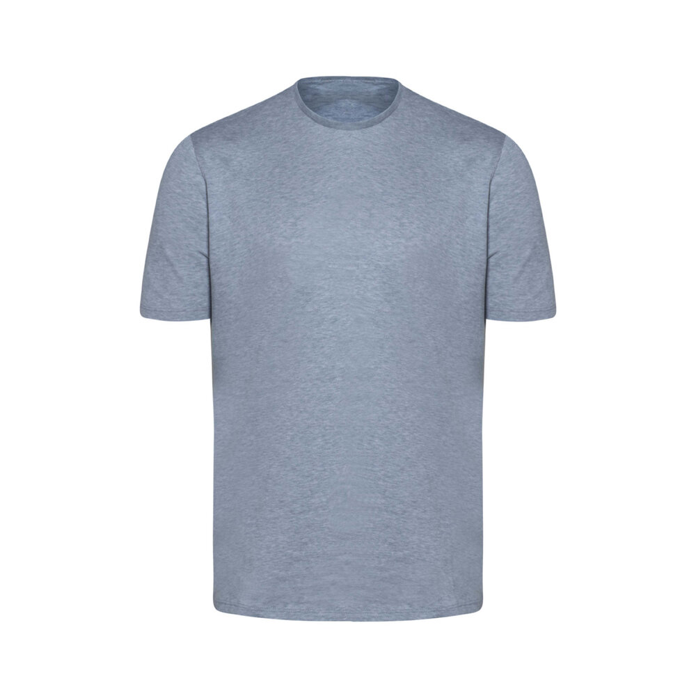 ☆関税込み☆【STONE 】Cotton short sleeve t-shirt Cesare Attolini - Heather Gray Giza Cotton Short Sleeve T-Shirt