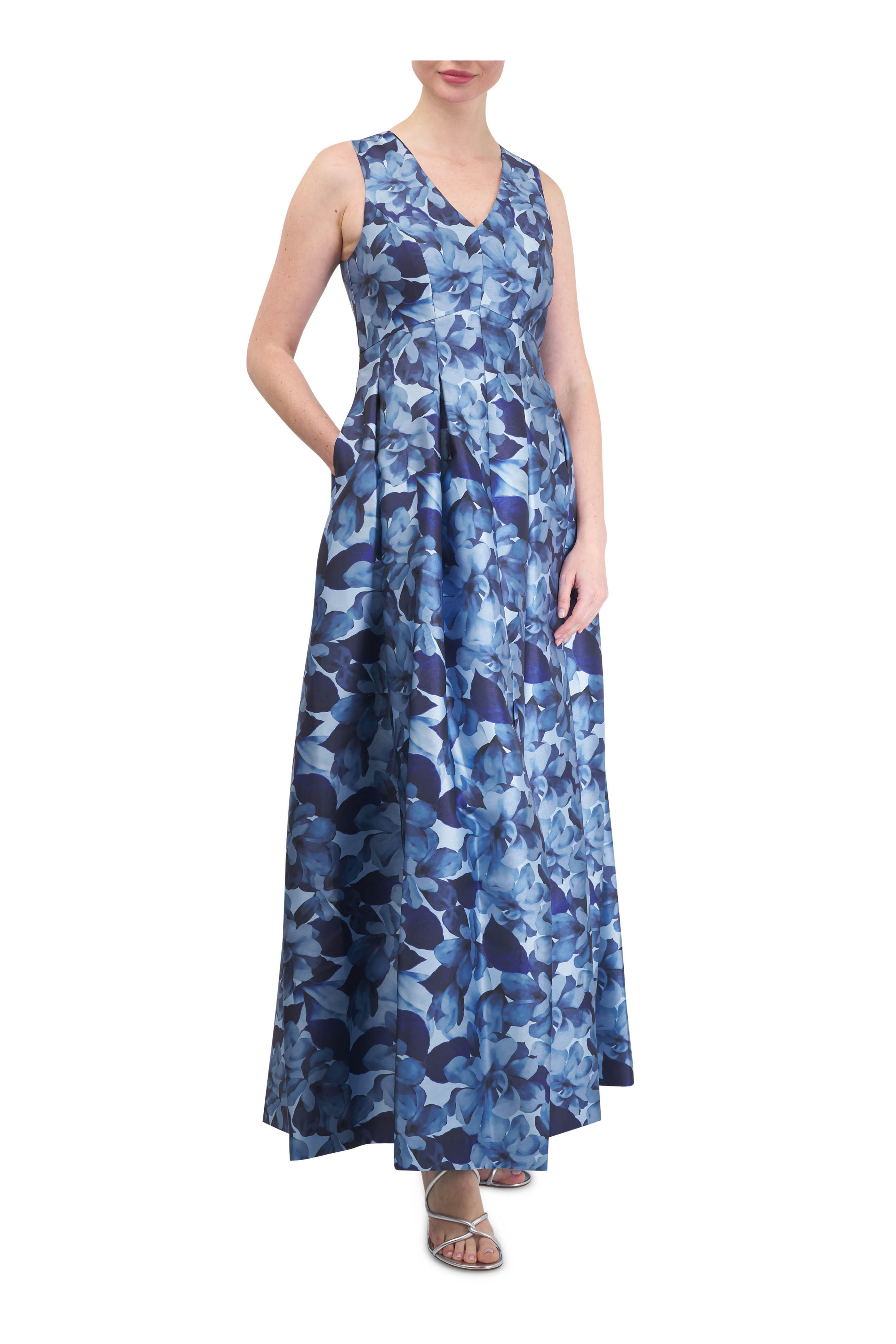 Sachin + Babi - Brooke Frosted Magnolias Gown