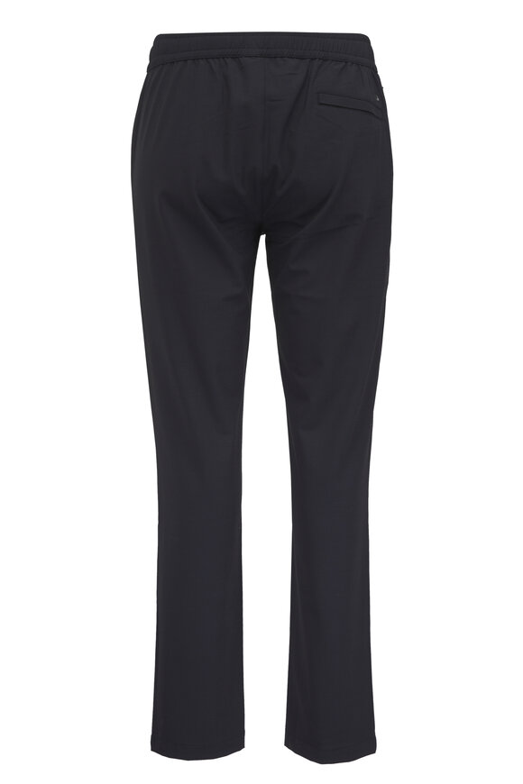 WAHTS Navy Blue Pleated Comfort Pant - view 2