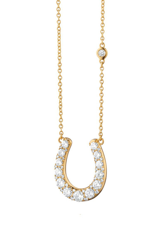Monica Rich Kosann The Horseshoe Diamond Necklace