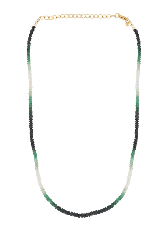 Cristina V. Ombre Green Necklace