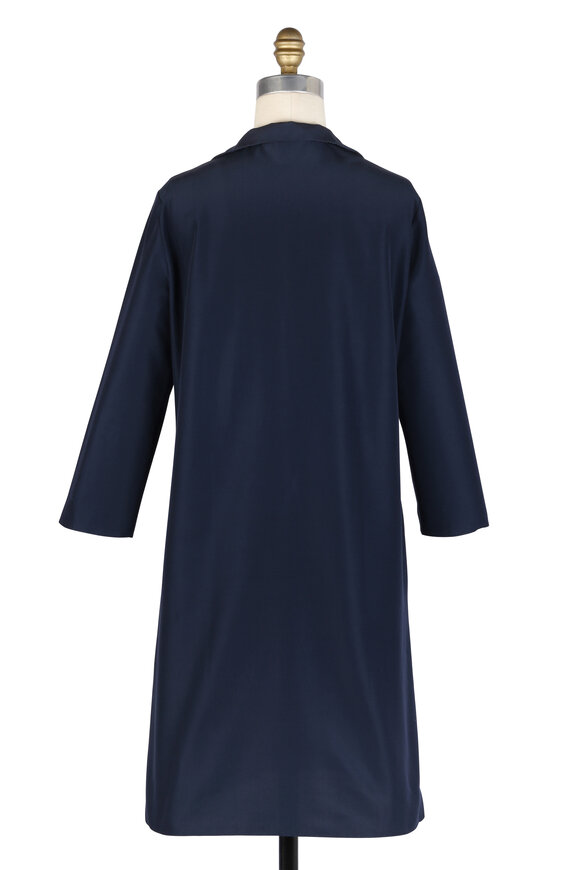 Peter Cohen - Monte Navy Blue Silk Blend Dress 