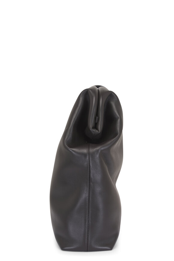 Bottega Veneta Lauren 1980 Alto Espresso Leather Vertical Clutch - view 5