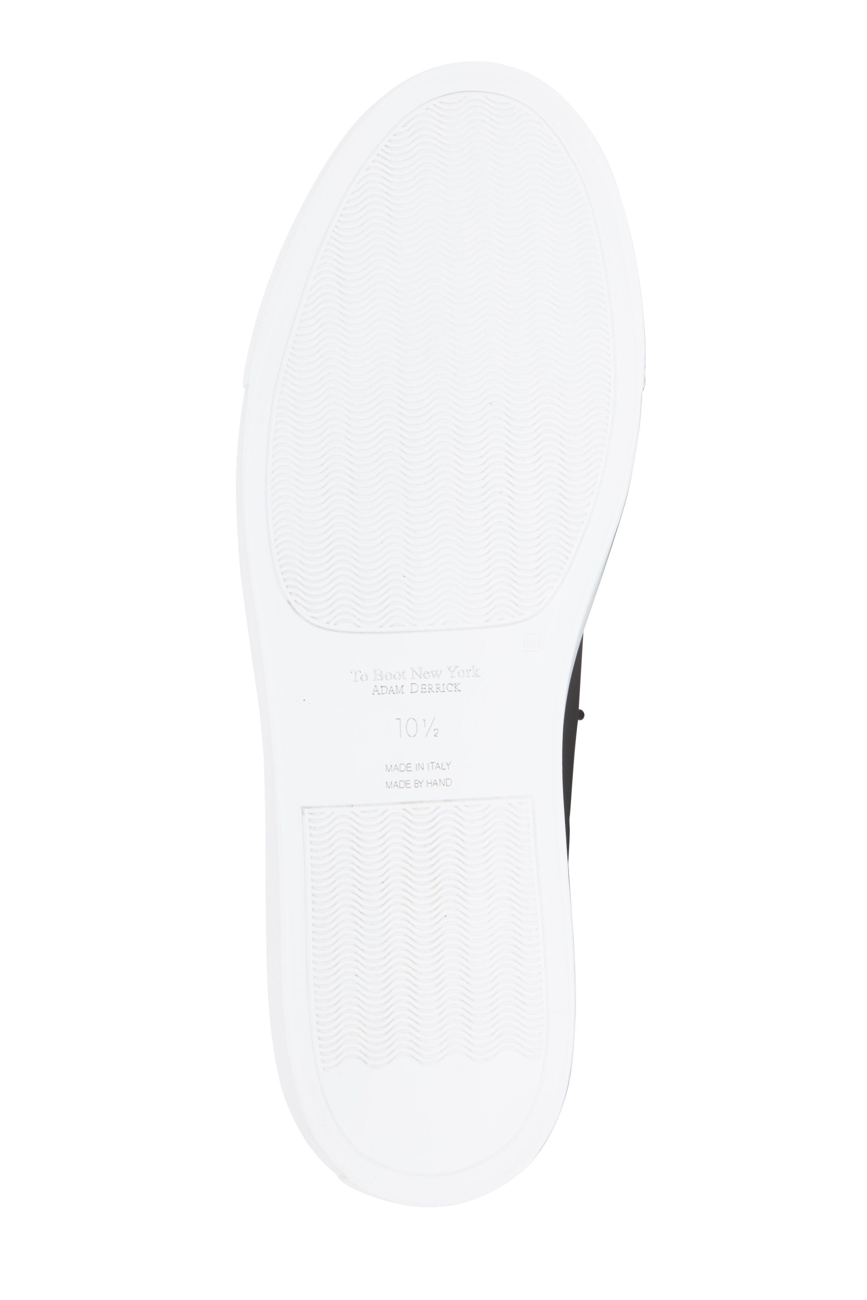 To Boot New York - Knox Black Grained Leather Sneaker