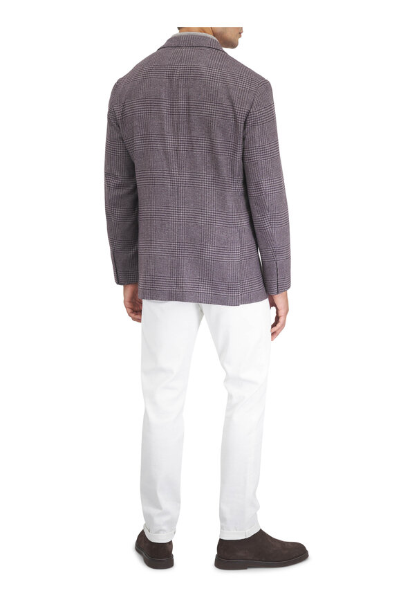 Brunello Cucinelli Prune Wool & Cashmere Sportcoat - view 3