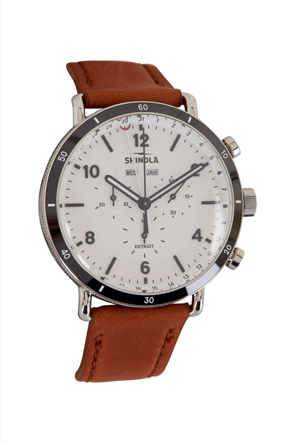 Shinola - Canfield Sport White Watch, 45mm