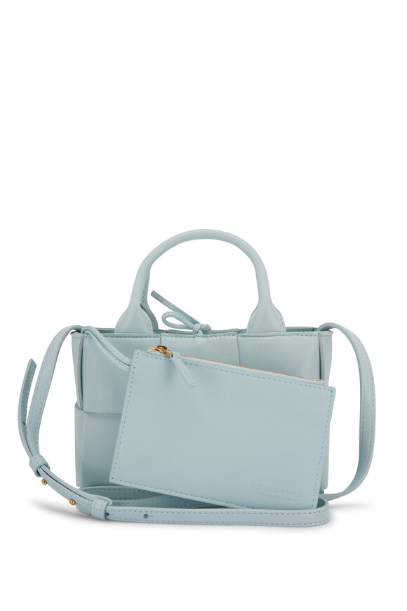 Bottega Veneta - Candy Arco Celadon Woven Leather Tote