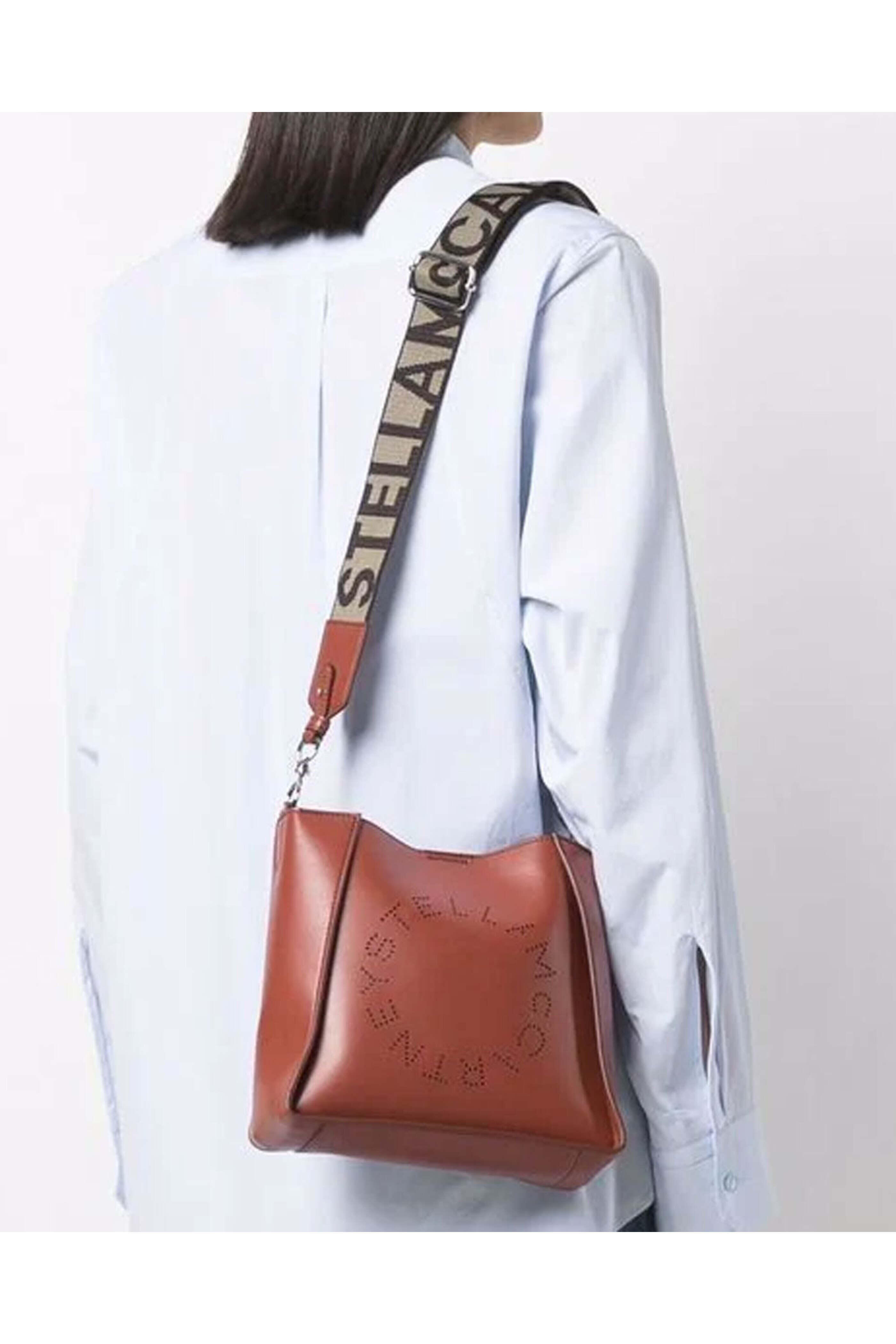 Stella McCartney - Logo Crossbody Bag in Sierra | Mitchell