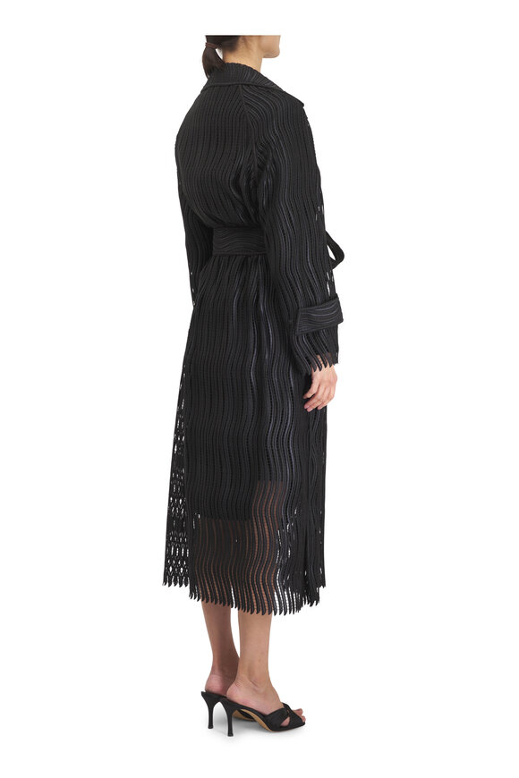 Akris Desiree Black Double-Faced Wool Jacket - view 3