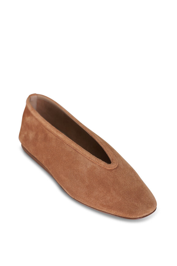 Le Monde Béryl Luna Sienna Suede Flat