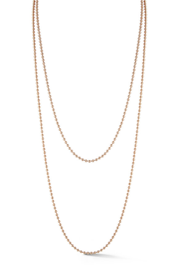 Walters Faith - Rose Gold Ball Chain Necklace