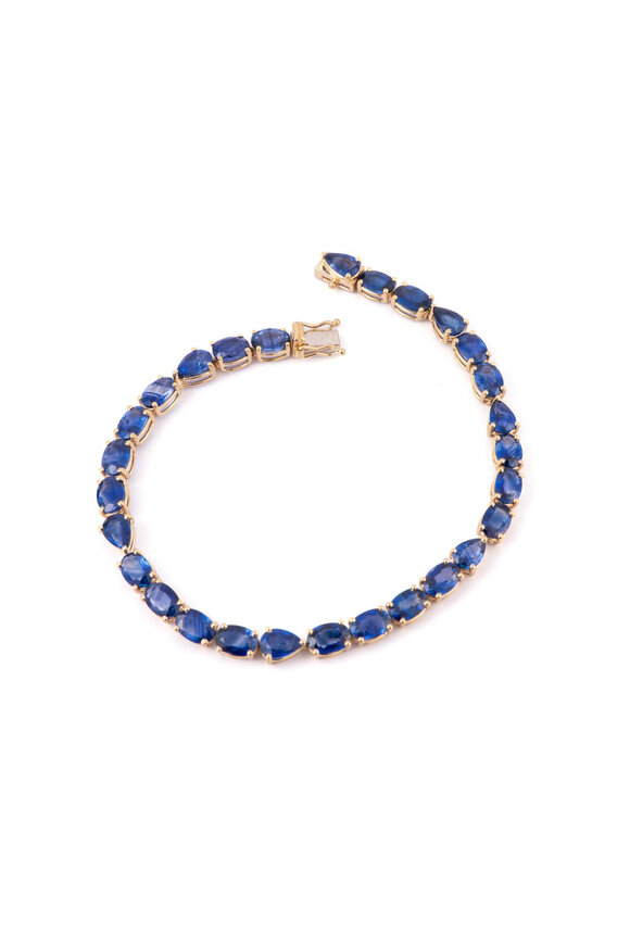 Sylva & Cie Mixed Shape Sapphire Bracelet