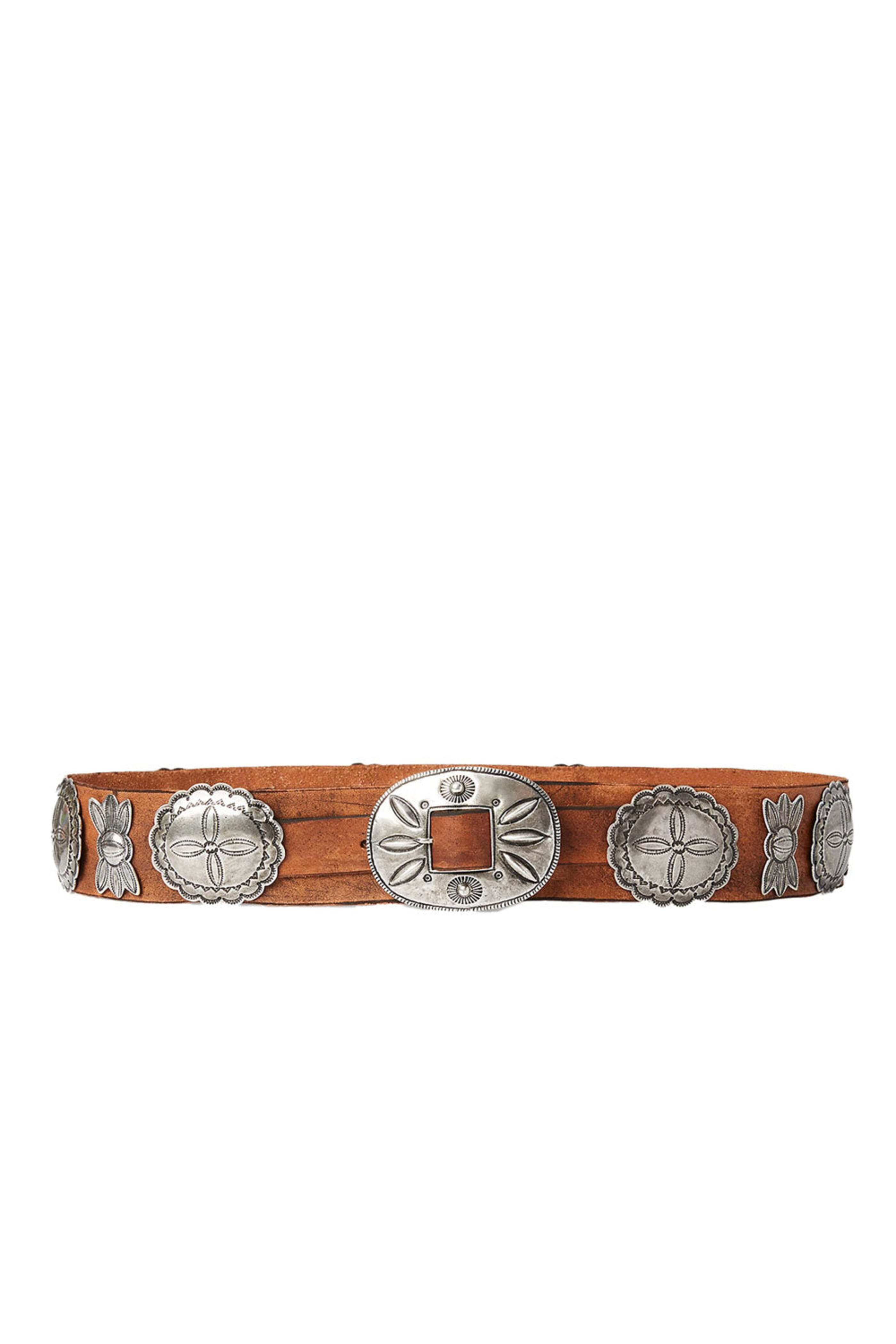 Ralph Lauren - Vacchetta Concho Belt in Brown