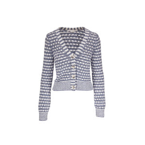 Veronica Beard - Artura Blue Multi Cardigan | Mitchell Stores