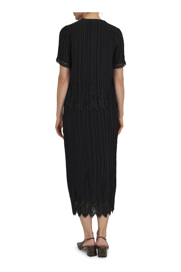 Zimmermann - Black Pleated Top