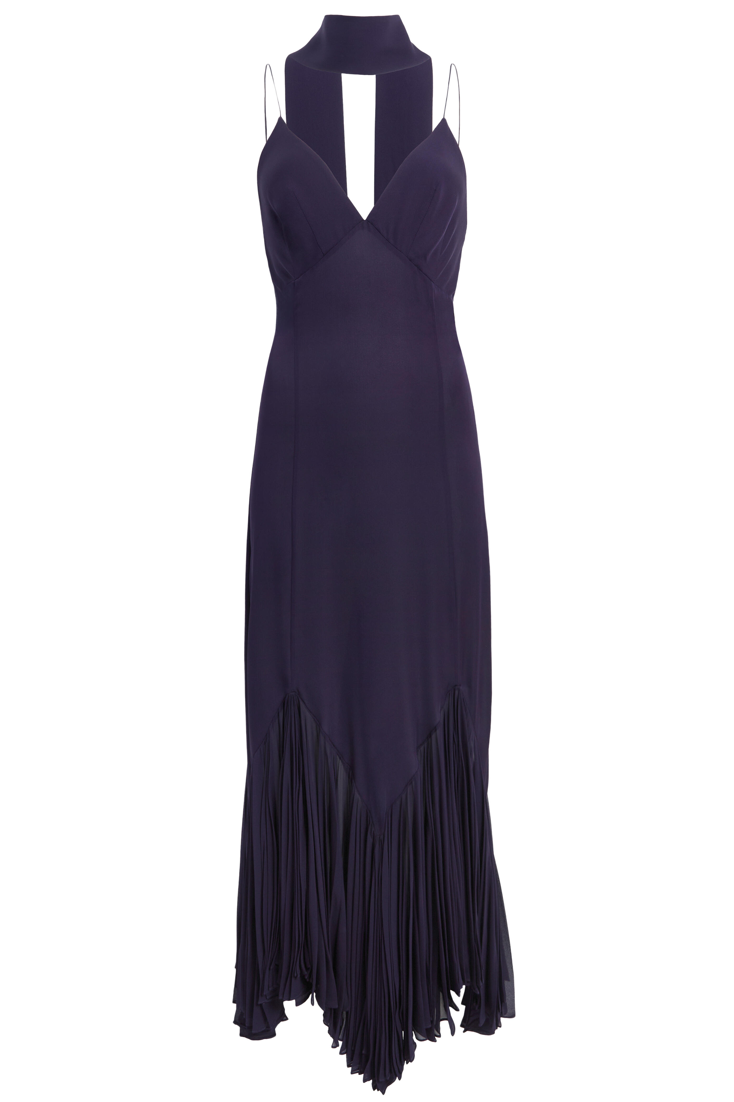 Khaite - Candita Amethyst Silk Maxi Dress