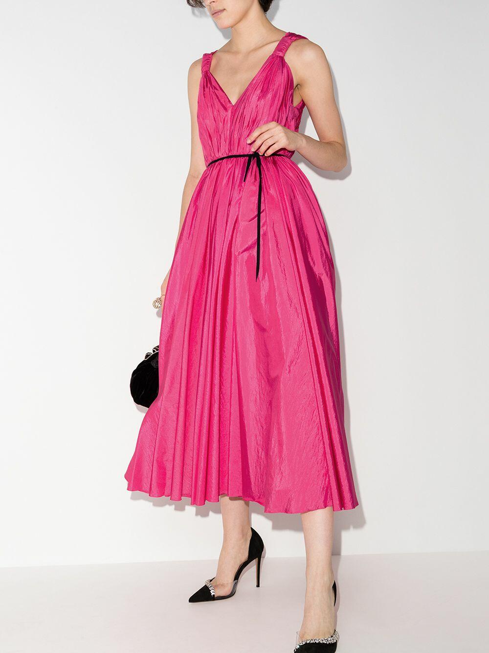 slim fit dress slacks Vintage 1950s Gathered Silk Chiffon Fit-And-Flare Dress – Very Breezy