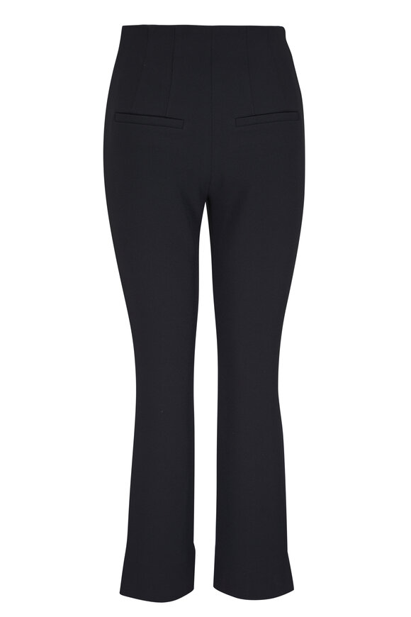 Veronica Beard - Black Kean High Waist Crop Pant