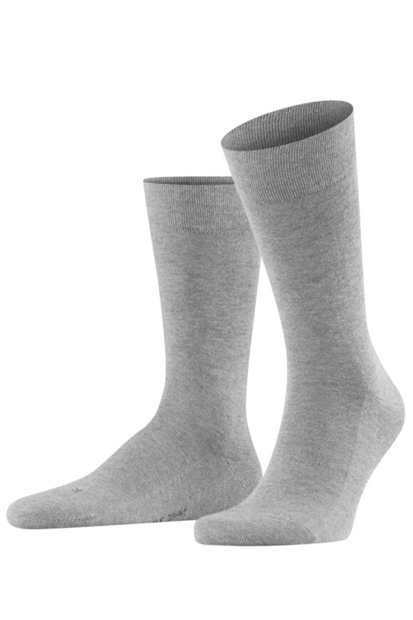 Falke Light Gray Sensitive London Midcalf Sock