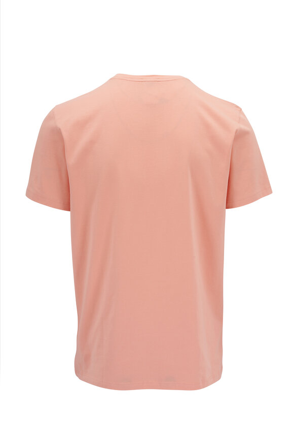 Patrick Assaraf - Papaya Short Sleeve Crewneck T-Shirt