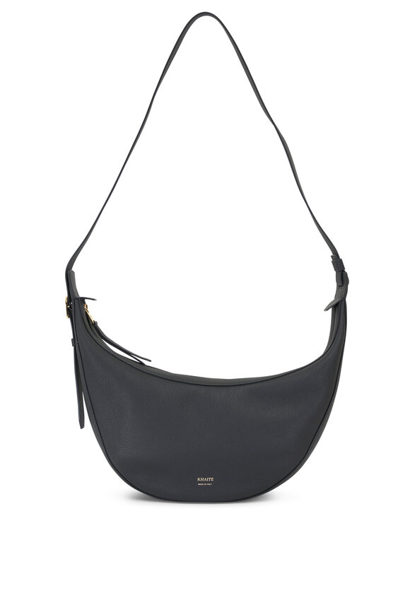 Khaite - Small Augustina Black Leather Crossbody