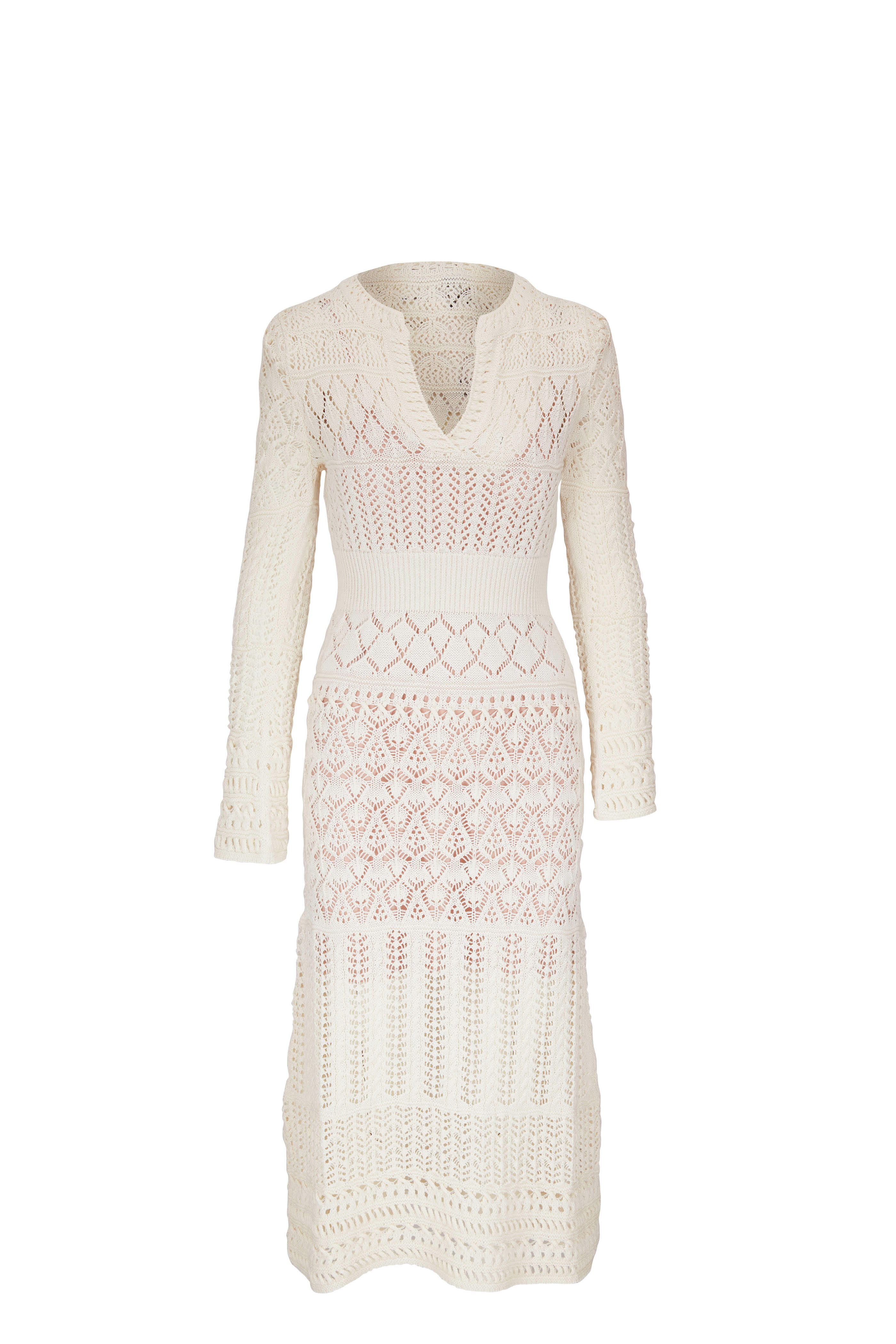 Dorothee Schumacher - Seductive White Lace Midi Dress