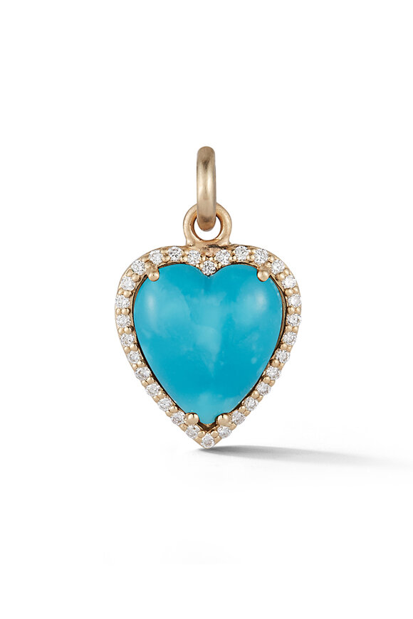 Storrow Alana Turquoise & Diamond Charm