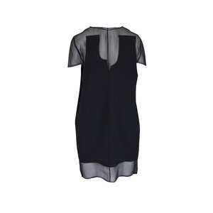 black sheer dress forever 21 FOREVER 21 Size Small Women's Black Strapless Dress Short Sheer Sequins