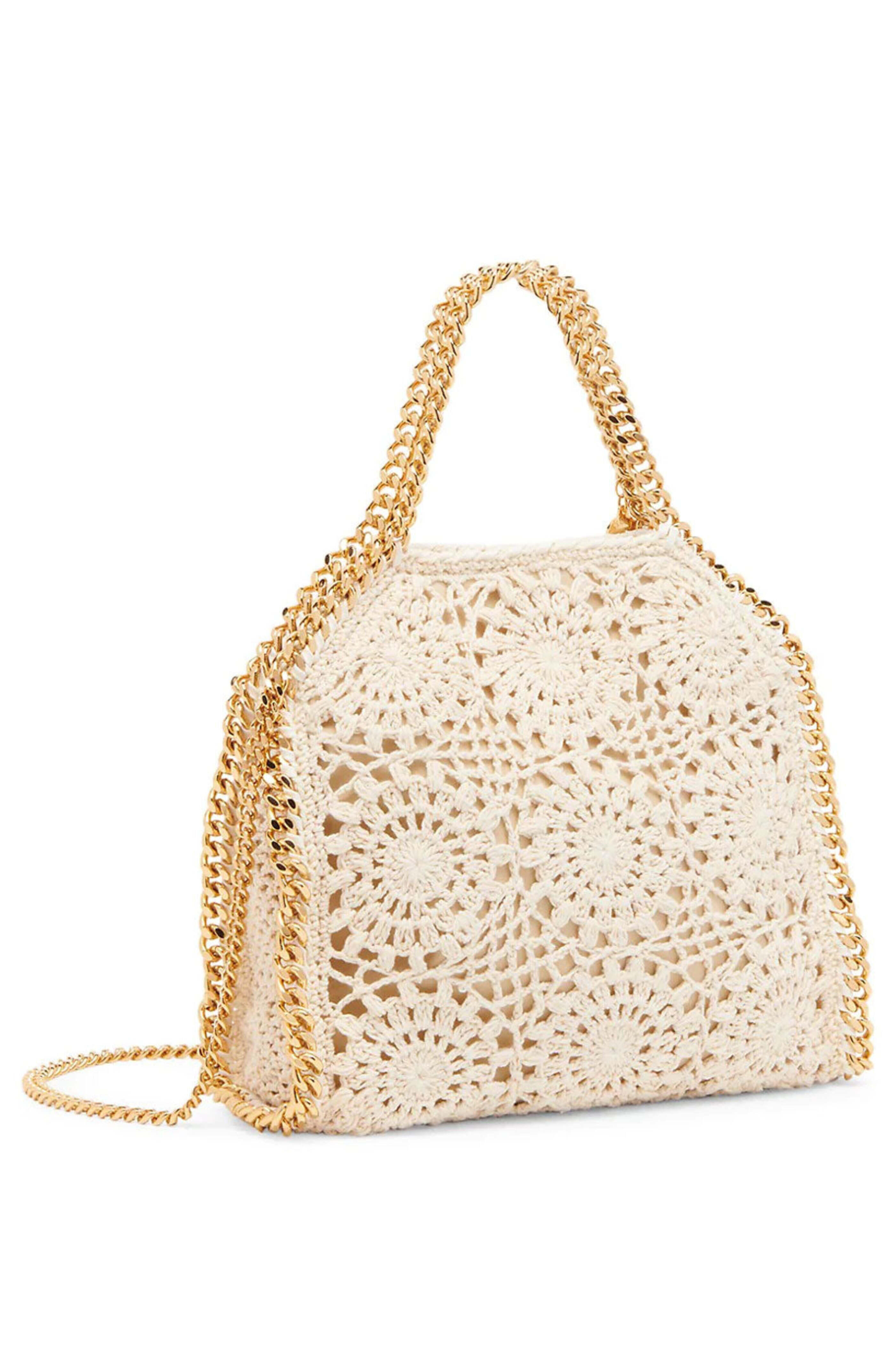 Stella McCartney - Mini Falabella Cotton Crochet Tote