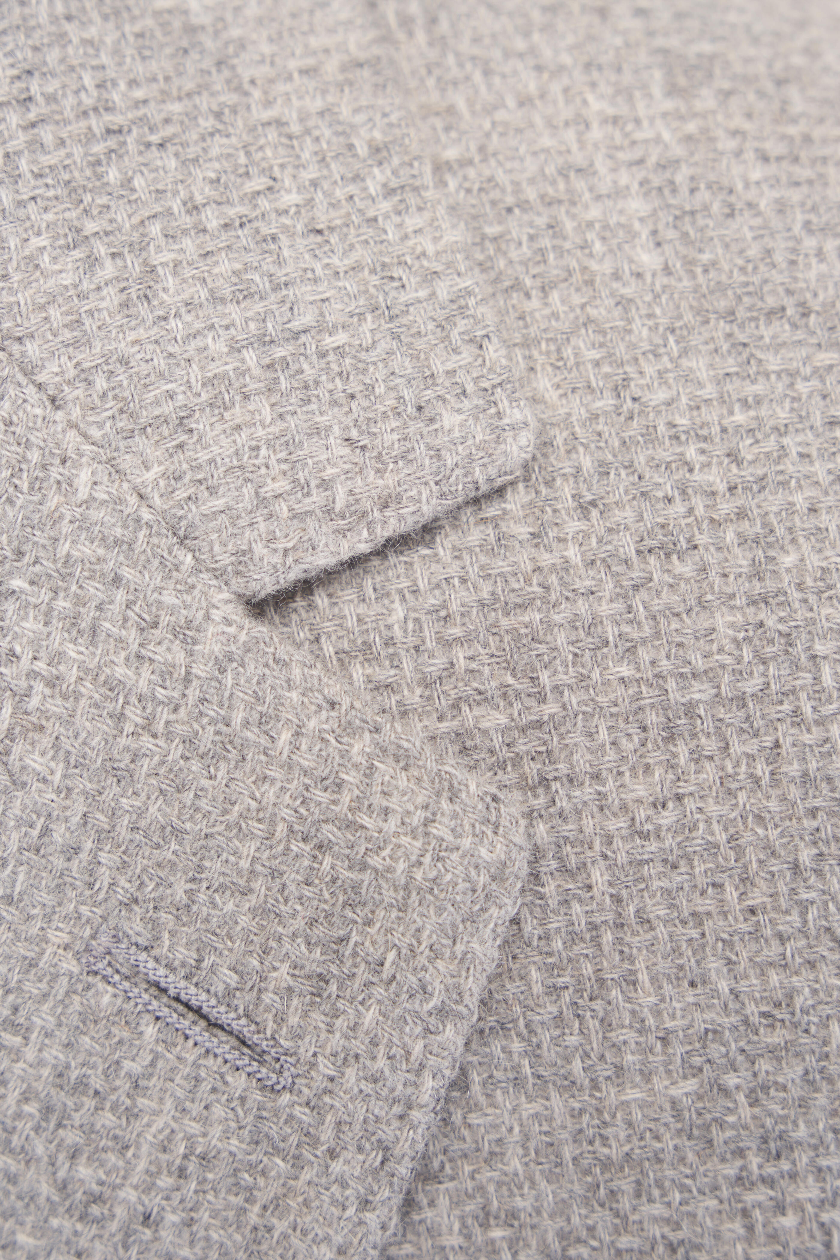 Ralph Lauren Purple Label - Gray Textured Cashmere Sportcoat