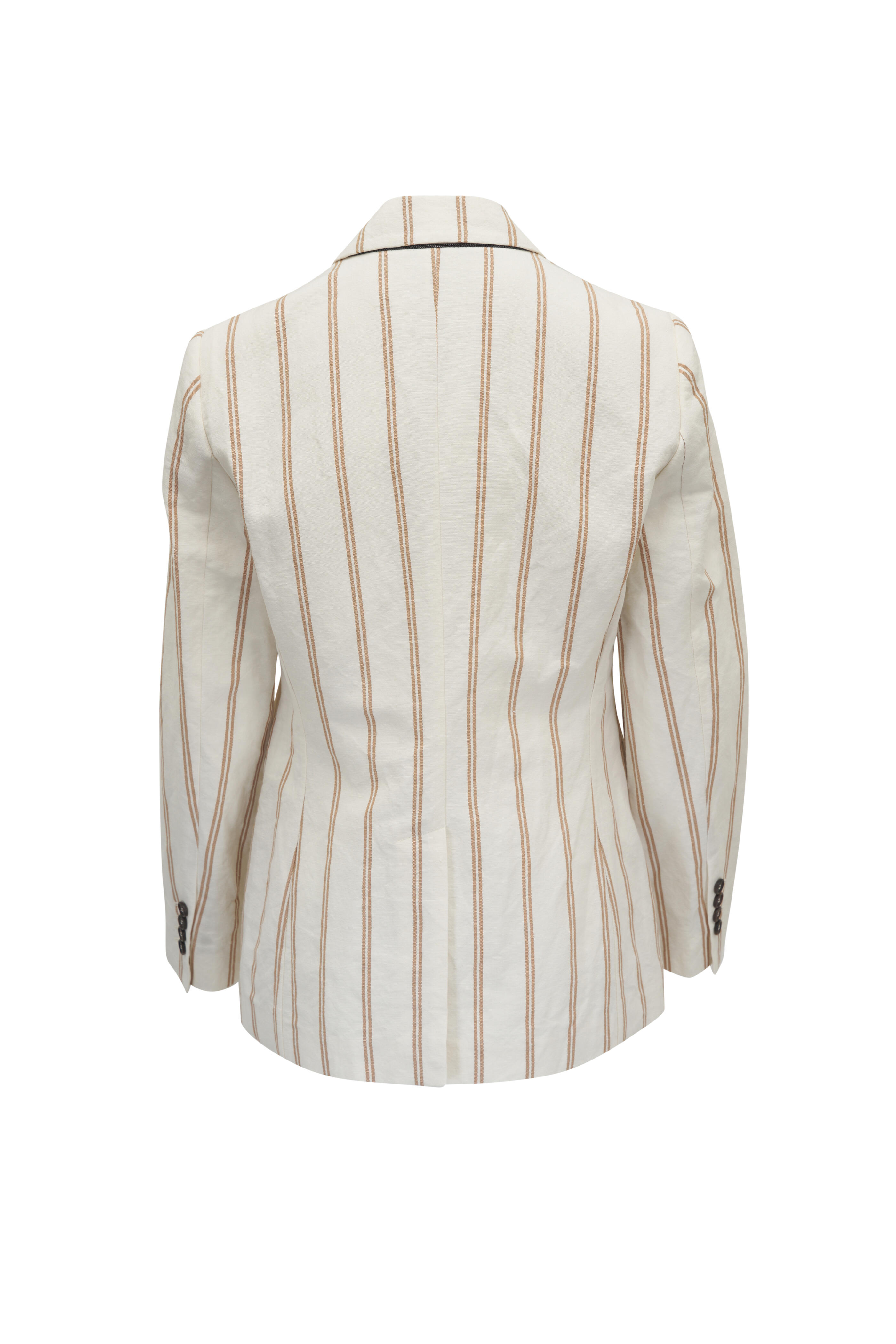 Brunello Cucinelli - Panama Regimental Stripe Jacket