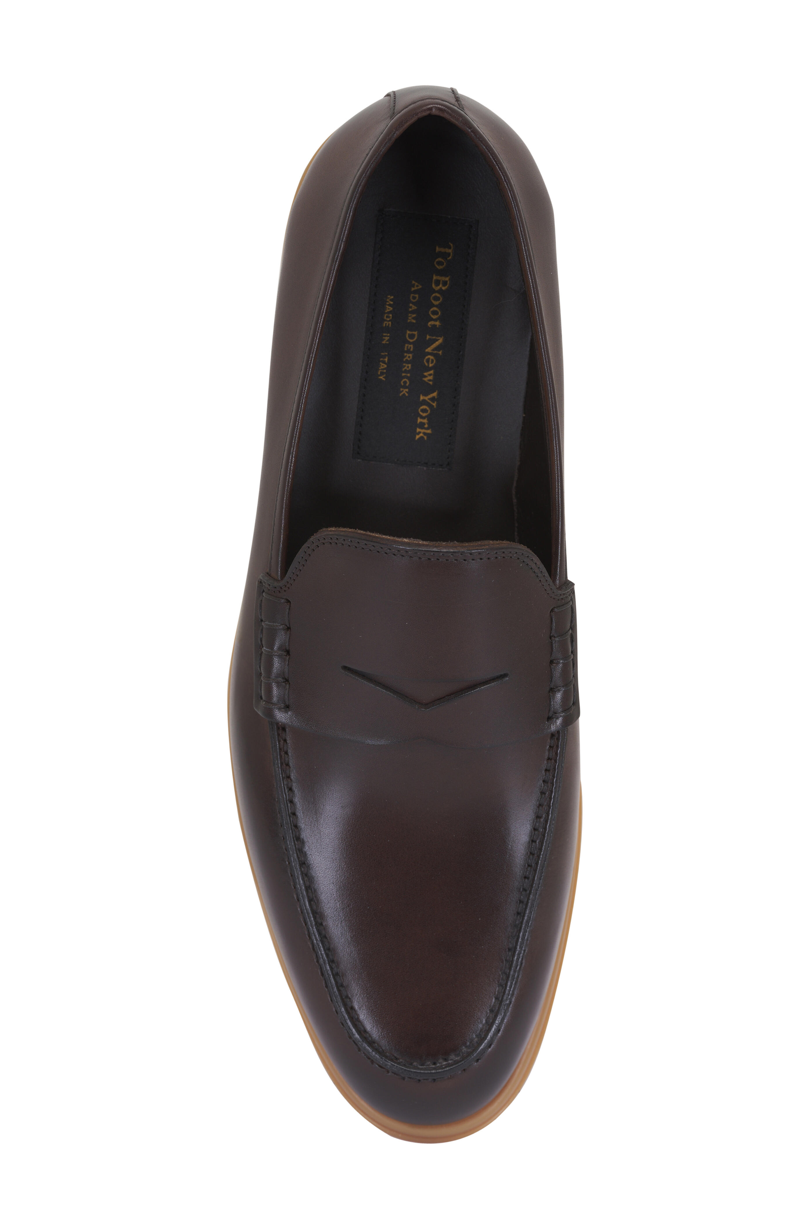 To Boot New York - Nelson Dark Brown Leather Penny Loafer