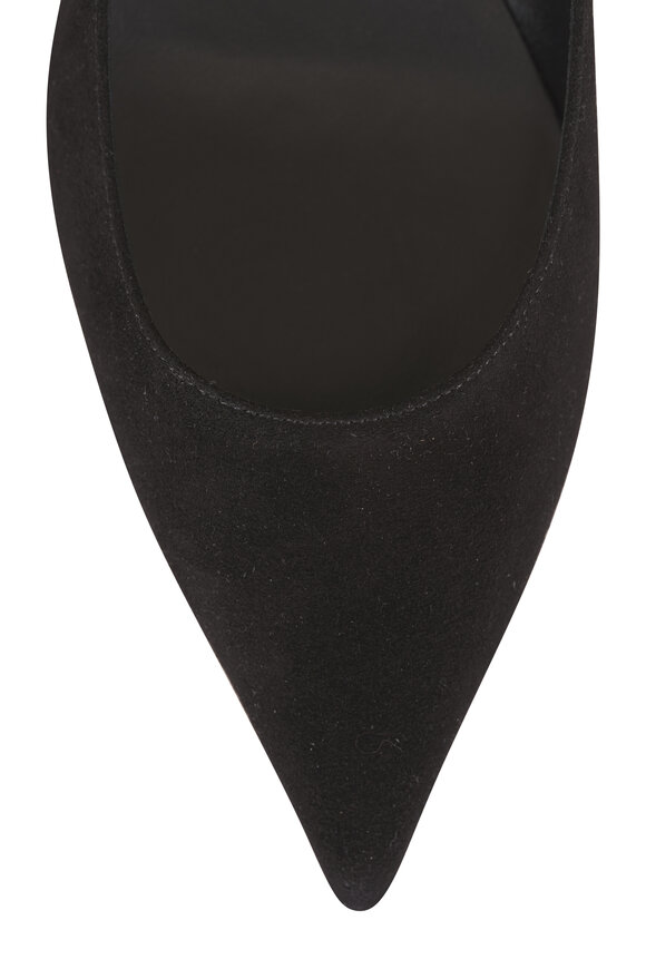 Jimmy Choo Amelia Black Suede Pump, 35mm - view 5