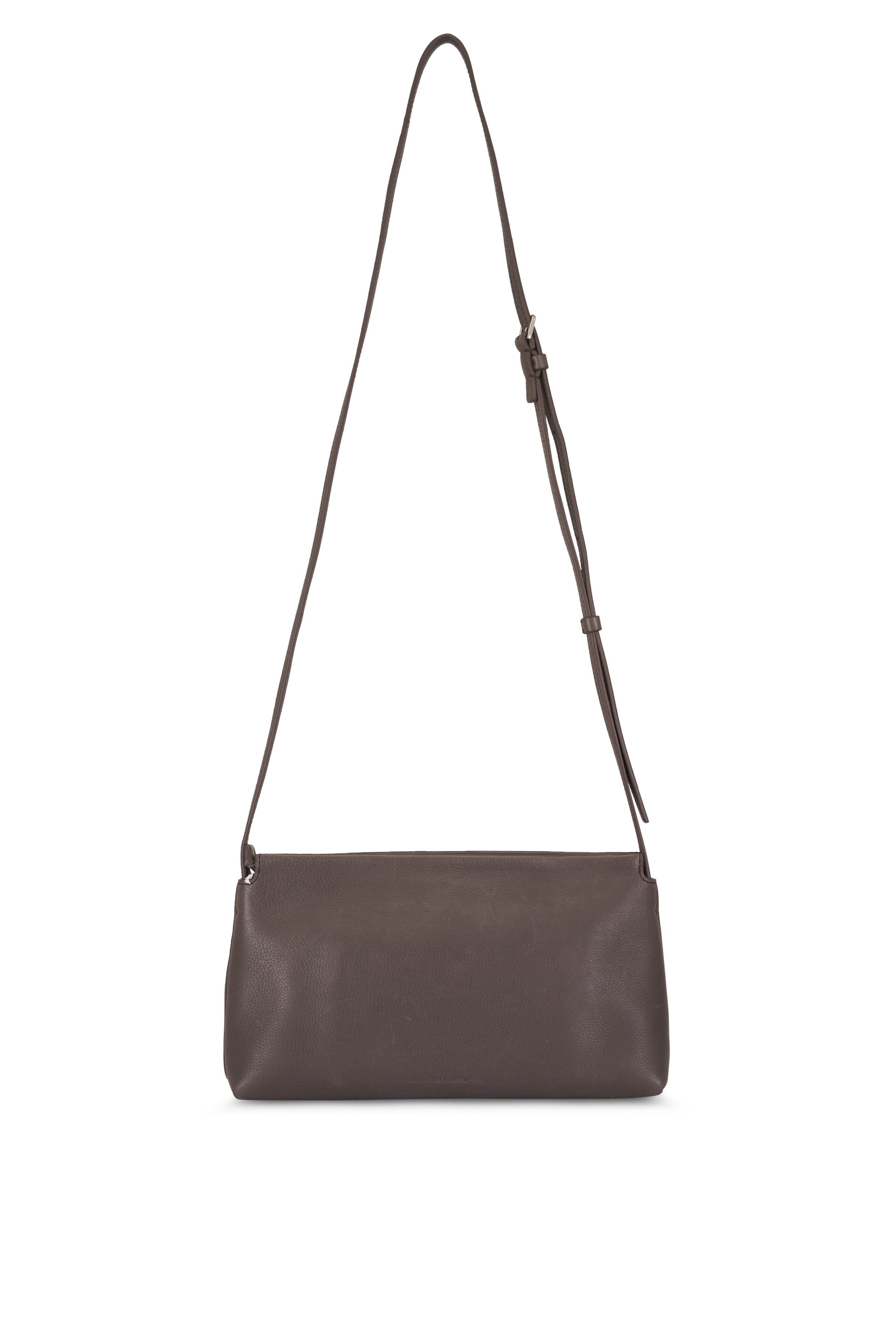 The Row - Rene Taupe Ans Leather Crossbody - view 2