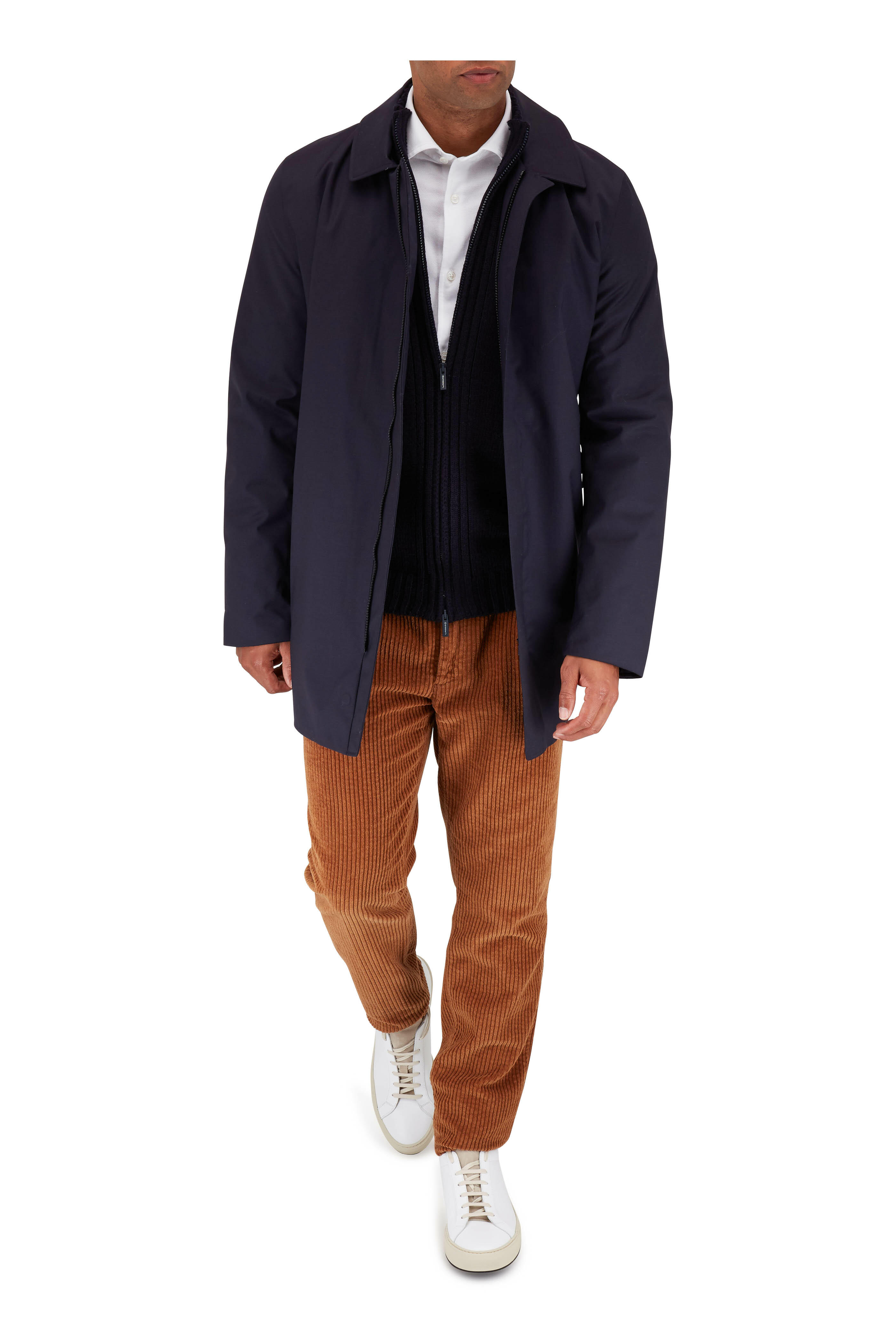 Altea - Dark Tan Wide Corduroy Pant