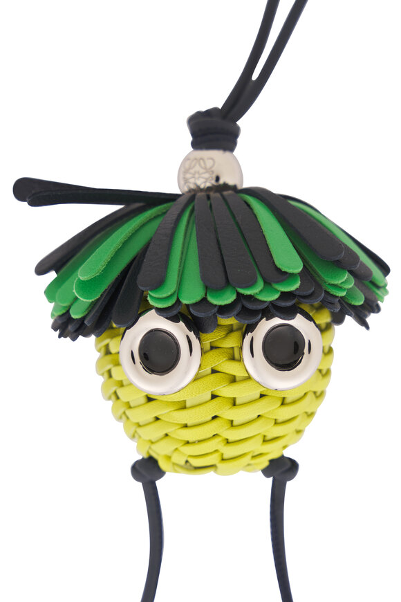 Loewe Loomie Green Leather Charm - view 2