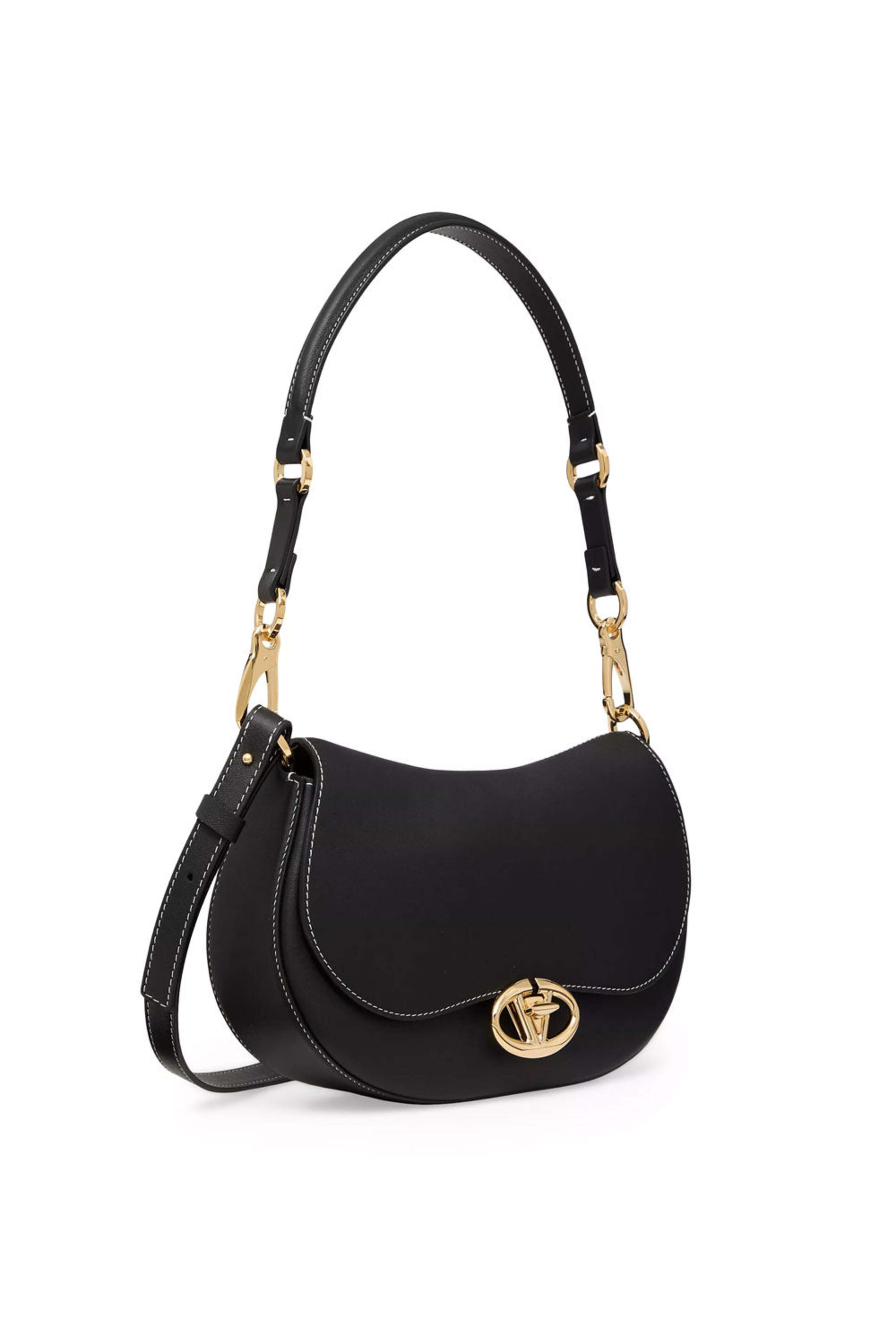 Bandoulière Valentino Shoulder Strap Nero - Accessoire Sac Cuir De Luxe Taille Unique