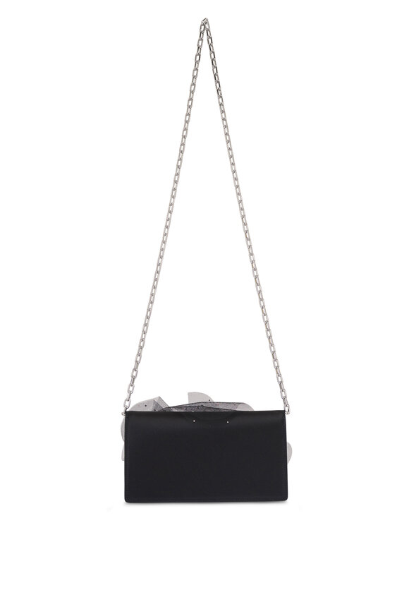 Christian Louboutin Bettina Black Tulle Clutch - view 2